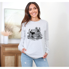 'Such a Good Girl' Books & Flowers Long Sleeve T-Shirt product
